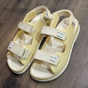 Chanel dad sandals rubber
